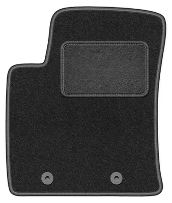 Produktbild von Fahrermatte Velours für Hyundai i10 II 2013- (Schrägheck) – 1-tlg, Graphit, passgenau – Wielganizator LUX