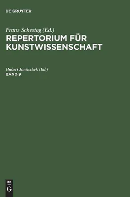 Produktbild von Repertorium für Kunstwissenschaft. Band 9