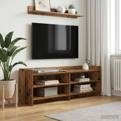 Productafbeelding van Maison Exclusive - TV-meubels: 135 x 33 x 47 cm. Gemaakt van gerecycled hout en houtvezel