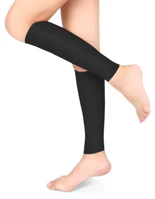Productafbeelding van Kuitcompressiesokken 23-32 mmHg klasse 2 - Compressiekousen voor spataderen - Steunkousen voor mannen/vrouwen - Ademend materiaal - Voetloos ontwerp - Ultralicht en elastisch