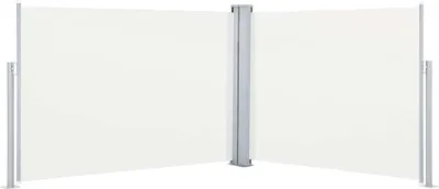 Produktbild von vidaXL Ausziehbare Seitenmarkise Creme 100 x 1000 cm