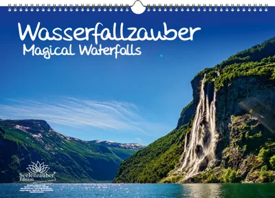 Produktbild von Wasserfallzauber DIN A3 Kalender - Immerwährender Kalender Wasserfälle und Kaskaden - Seelenzauber
