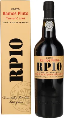 Image de Ramos Pinto Quinta da Ervamoira Tawny 10 Years Old 19,5% Vol. 0,75l en boîte cadeau