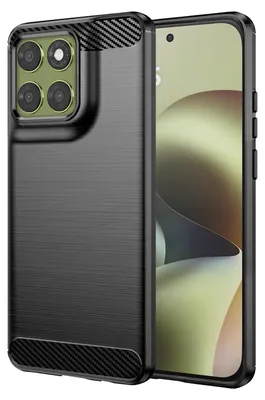 Obrázok produktu pre Avizar, ochranné puzdro pre telefón Moto G67 s textúrovaným povrchom, čierna farba