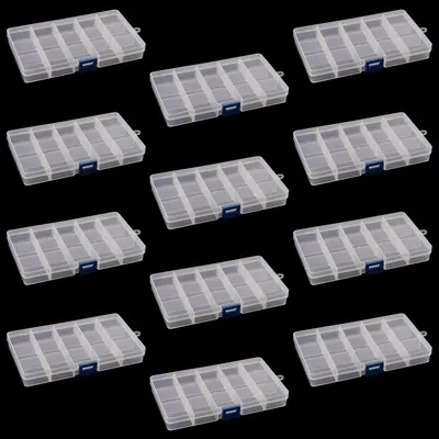 Immagine prodotto di Omgoods - Scatola organizer per perline con 12 scomparti e 15 divisori