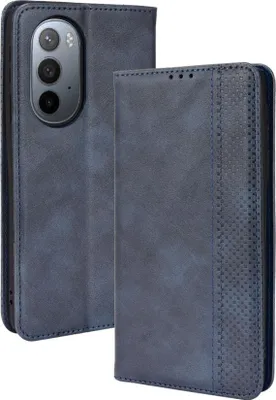 Produktbild von Mobigear Sensation  Motorola Edge X30 Hülle Klapphülle Geldbörse - Blau