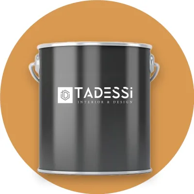 Produktbild von TADESSI Wandfarbe Orange - Terracotta - abwaschbare Innenfarbe matt - Dispersionsfarbe - Geruchsarm und Lösemittelfrei - 5 Liter Gebinde