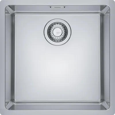 Produktbild von Franke Maris MRX 110-40, Unterbauspüle, Rechteckig, Edelstahl, Edelstahl, 1 Becken, Quadratisch