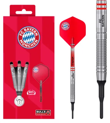 Produktbild von BULL'S FC Bayern München Soft Dart - 18g -- 1 Satz