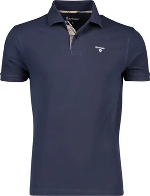 Image de Barbour Tartan Pique Poloshirt, Blau M