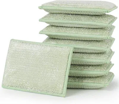 Produktbild von Spülschwämme 8er-Pack - aus Bambusfaser - wiederverwendbar - nachhaltig für die Küchenreinigung