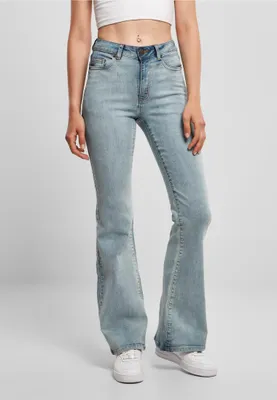 Zdjęcie produktu dla Urban Classics Ladies - Jeansy jeansowe z wysokim stanem - W27