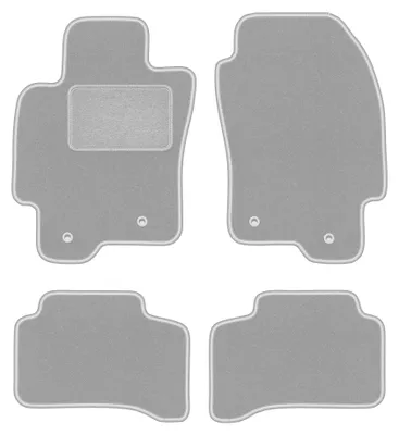 Immagine prodotto di Tappetini in moquette per Jaguar X-Type 2001-2009 (station wagon/berlina) – set 4 pezzi, grigi, su misura – Wielganizator OSLO