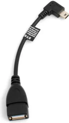 Zdjęcie produktu dla SYSTEM-S 53525998, 0,13 m, USB A, Mini-USB B, USB 2.0, Czarny
