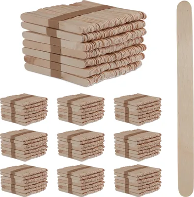 Produktbild von relaxdays 5000 x drevené tyčinky na zmrzlinu