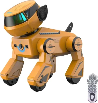 Produktbild von Roboterhund, interaktive Fernbedienung, Bildungsfunktionen, BG1544 Gelb1B BX