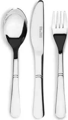Produktbild von Ibili Edelstahl Besteckset Mit Etui Silber Silber One Size