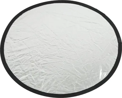 Zdjęcie produktu dla Silbergold 2 w 1 reflektor przenośne mini okrągłe światło do fotografii 30 cm / 11,8 cala