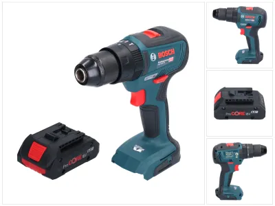 Image de Bosch GSB 18V-55 Professional Perceuse-visseuse à percussion sans fil 18 V 55 Nm Brushless + 1x batterie ProCORE 4,0 Ah - sans chargeur