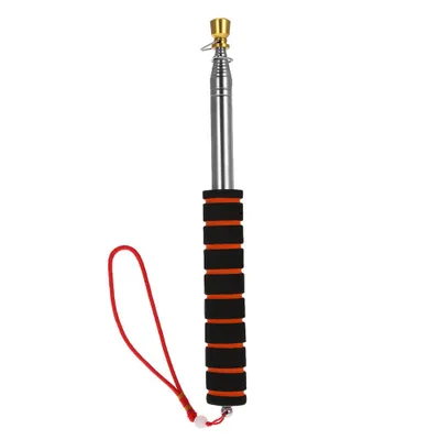 Produktbild von Brandneue 2m/2,5 Meter Outdoor Fahnenmast Edelstahl Teleskop Fahnenmast für Lehrer Lehre Zeiger Reiseleiter Banner 79" / 98" Flagstaff