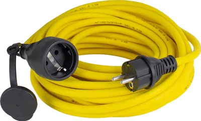 Produktbild von as-Schwabe Verlängerungskabel 25m Schuko Leitung 230V 16A 3G1,5 Gelb IP44