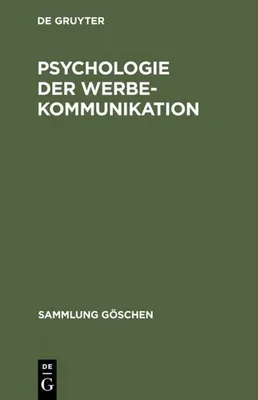 Produktbild von Psychologie der Werbekommunikation