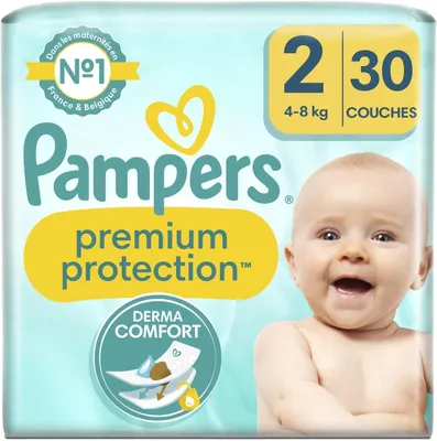 Produktbild von Pampers Premium Schutz New Baby Size 2 4-8kg - 30 Windeln Premium Protection