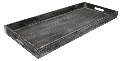 Productafbeelding van Countryfield houten serveerplank, grijs, 30x70 cm, decoratief