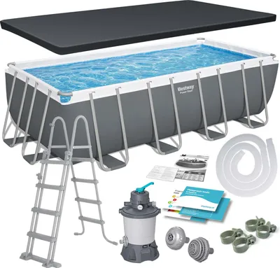 Image de Bestway 56671N 488 x 244 x 122 cm 11in1 cadre de jardin piscine