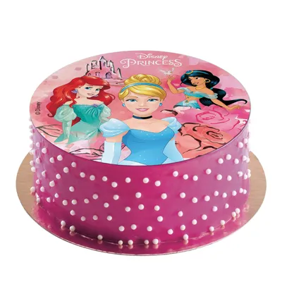 Produktbild von dekora - Essbare Disney Prinzessinnen Tortendeko Ø 20 cm