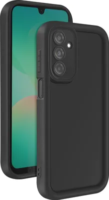Obrázok produktu pre Avizar, kryt pre Samsung A26, silikónový, so zosilnenými okrajmi, čierny
