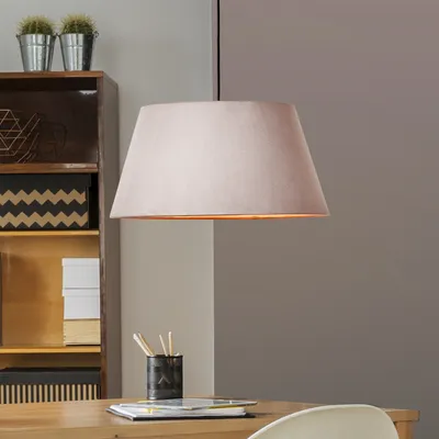Image de Suspension BRILLIANT Brok 50 cm | plafonnier intemporel | taupe | 1x E27 max. 52 W | IP20