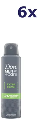 Produktbild von 6x Dove Deo-Spray 150 ml Men+Care Extra Fresh