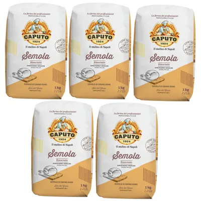 Produktbild von Semola Rimacinata-Nudelmehl 1 kg – Caputo – 5x