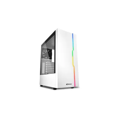 Zdjęcie produktu dla Sharkoon RGB Slider Midi Tower White
