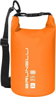 Image de BRUNELLI Dry Bag 2L Sac marin étanche Sac d'emballage Sac de séchage avec bandoulière orange