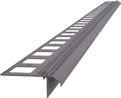 Produktbild von Renoplast Aluminium Traufprofil K20R Harzböden, Profil 200cm, Grau