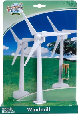 Produktbild von Van Manen Windmühle weiß 29 cm  inkl. Batterien im Maßstab 1:87
