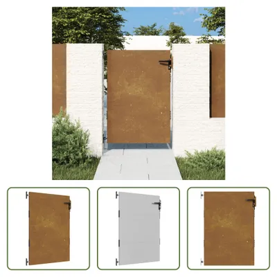 Produktbild von The Living Store Gartentor 85x125 cm Cortenstahl
