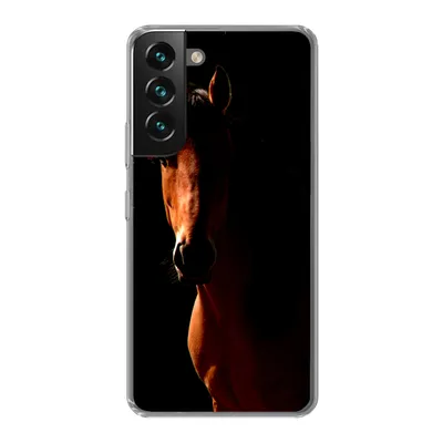 Produktbild von MuchoWow® Handyhülle Schutzhülle Hülle für Samsung Galaxy S22 Pferd - Licht - Porträt Silikon Softcase Handy Hülle - Mobiltelefonhülle