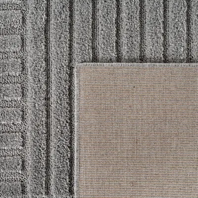 Obrázok produktu pre Carpetsale24 Vysoký Chlup Koberec do Obývacího Pokoje, Skandinávský Boho Styl, 3D Optika, M?kký a Hebký Shaggy, Velikost: 120 cm kulatý