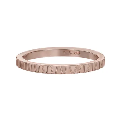 Produktbild von cai Ring 925/- Sterling Silber rot 048 (15,3) ohne Stein 360272487-2