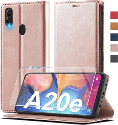 Image de Samsung Galaxy A20e Housse cuir Wallet vert