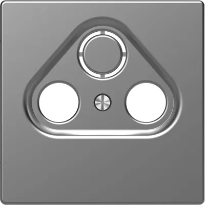 Produktbild von MERTEN Zentralplatte Design MEG41236036 Antennensteckdosen Edelstahl