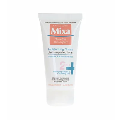 Produktbild von Mixa Anti-imperfection Feuchtigkeitscreme 2in1 gegen Hautunreinheiten 50 Ml