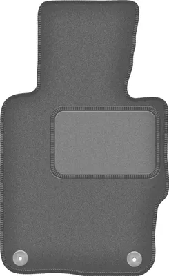 Produktbild von Fahrerfußmatte Velours graphit passend für BMW Z3 E36/8 (1997-2002, Coupe) – mit Befestigungen – passgenau