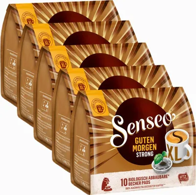 Produktbild von Senseo Kaffeepads Guten Morgen Strong XL, Stark & Intensiv, 50 Kaffee Pads