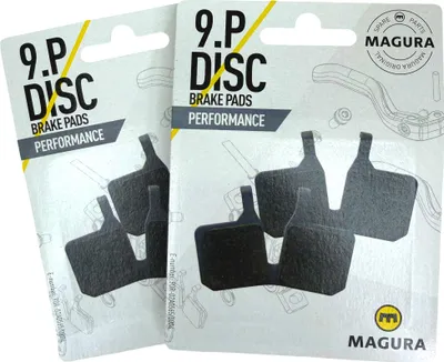 Produktbild von 2x Magura MT Original Fahrrad MTB Bremsbeläge 9.P Performance Grau (2Paar)