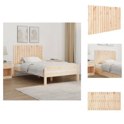 Produktbild von vidaXL Wand-Kopfteil 108x3x60 cm Massivholz Kiefer -  Kopf- & Fußenden