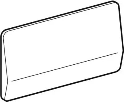 Produktbild von Geberit Abdeckplatte Twinline verschraubbar Edelstahl 115.398.00.1